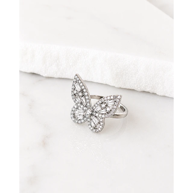 Anillo Mariposa Circones Silver 
