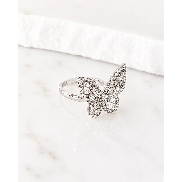Anillo Mariposa Circones Silver 