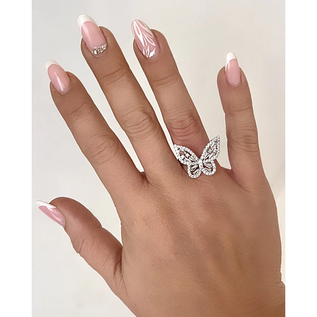 Anillo Mariposa Circones Silver 