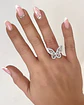 Anillo Mariposa Circones Silver  - Miniatura 2