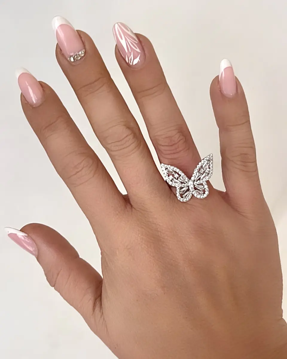 Anillo Mariposa Circones Silver  2