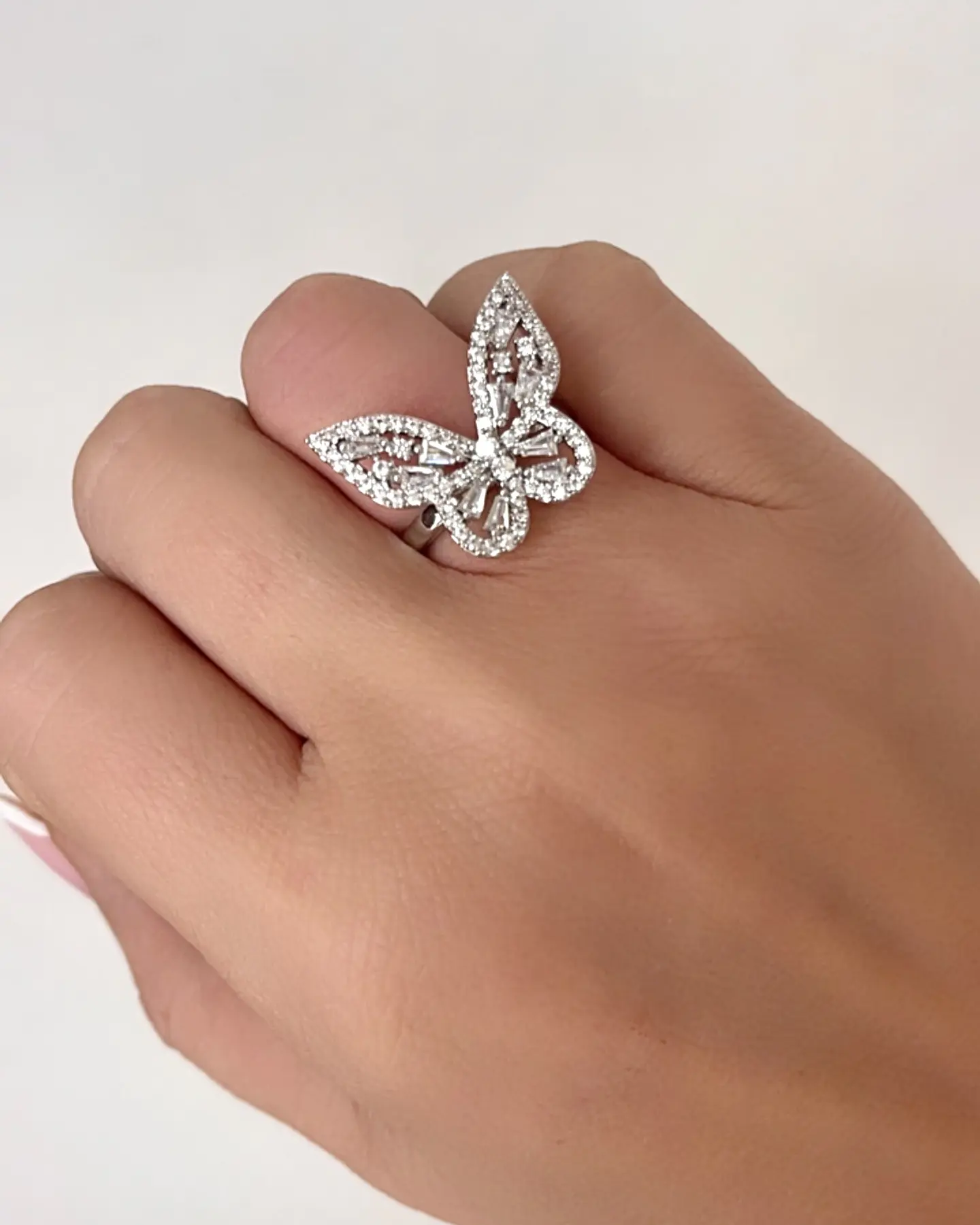 Anillo Mariposa Circones Silver  5