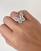 Anillo Mariposa Circones Silver  - Miniatura 5
