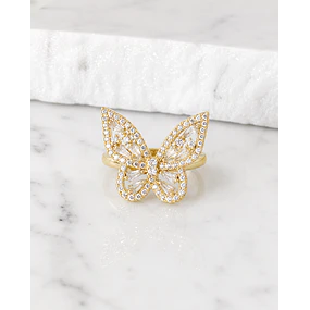 Anillo Mariposa Circones Gold