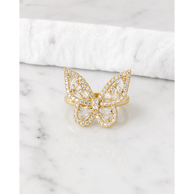 Anillo Mariposa Circones Gold