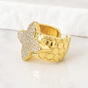 Anillo Flor Circones Gold