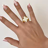 Anillo Flor Circones Gold