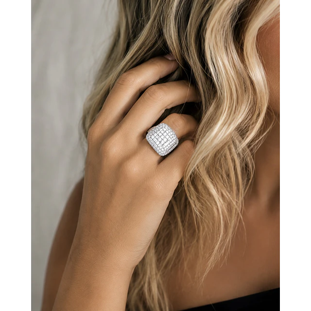 Maxi Anillo Aurelia Silver