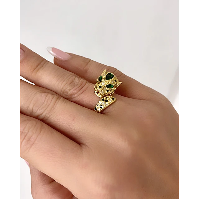 Anillo Luxury Jaguar Gold