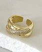 Anillo Doble Entrelazado Catania Gold  - Miniatura 3