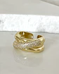 Anillo Doble Entrelazado Catania Gold  - Miniatura 4