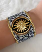 Maxi Brazalete Soleil Gold Print  Maximalista  - Miniatura 2