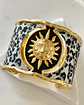 Maxi Brazalete Soleil Gold Print  Maximalista  - Miniatura 1