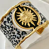 Maxi Brazalete Soleil Gold Print  Maximalista 