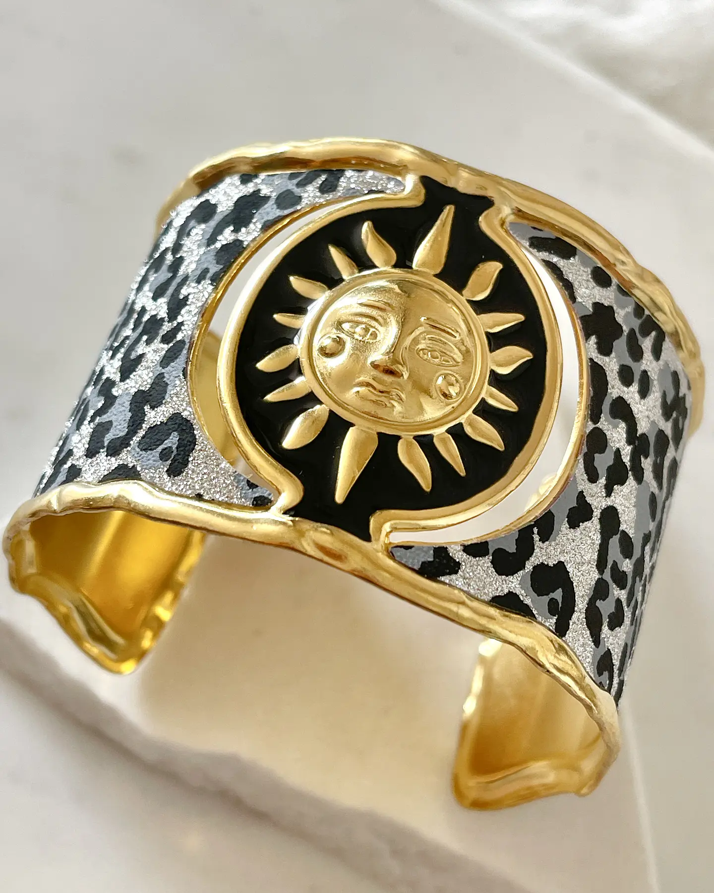 Maxi Brazalete Soleil Gold Print  Maximalista  4