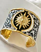 Maxi Brazalete Soleil Gold Print  Maximalista  - Miniatura 4