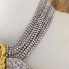 Maxi Choker Águila  Strass Silver Gold