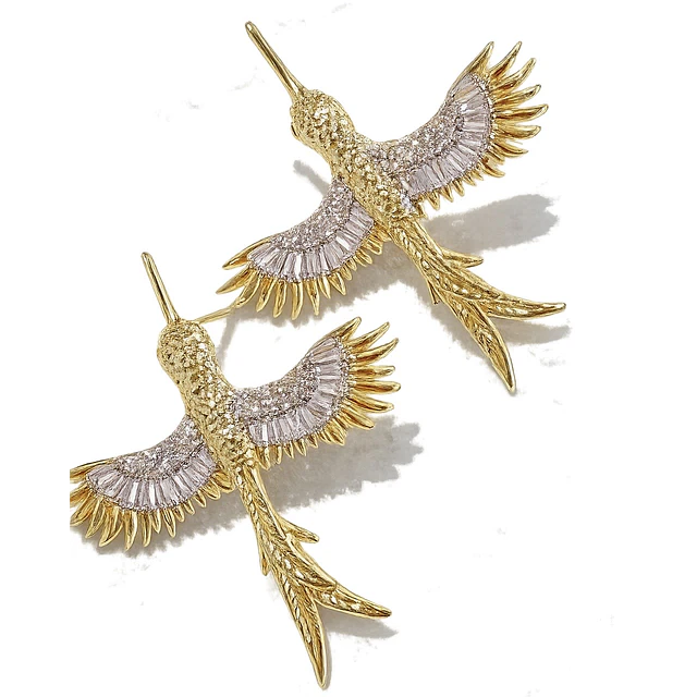 Aros  Águila Silver Gold