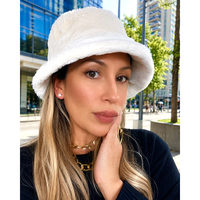 Sombrero Cozy Bucket White