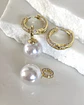 Aros Agolla y Perlas Circones Etienne Gold - Miniatura 3