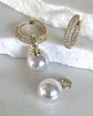 Aros Agolla y Perlas Circones Etienne Gold - Miniatura 2