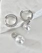 Aros Agolla y Perlas Circones Etienne Silver - Miniatura 6