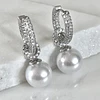 Aros Agolla y Perlas Circones Etienne Silver
