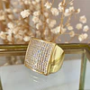 Anillo Cuadrado Verona Gold