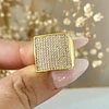 Anillo Cuadrado Verona Gold