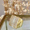 Anillo Cuadrado Verona Gold