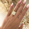 Anillo Cuadrado Verona Gold