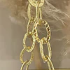 Collar XL Amatista Drusa Maxi eslabones martillados