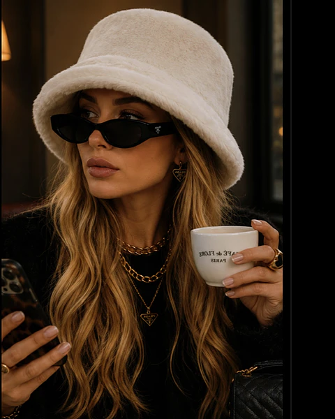 Sombrero Cozy Bucket Beige