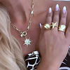 Collar Sol Circones Punto de luz Gold