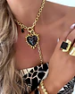 Collar Maxi Corazon Luxury Black &Gold - Miniatura 1