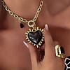 Collar Maxi Corazon Luxury Black &Gold