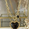 Collar Maxi Corazon Luxury Black &Gold
