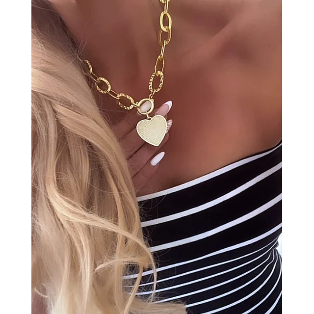 Collar Cuore Mio full circones Gold