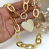Collar Cuore Mio full circones Gold