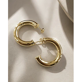Aros Argollas Classic Gold