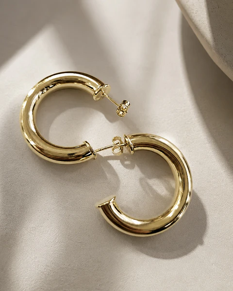 Aros Argollas Classic Gold