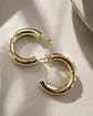 Aros Argollas Classic Gold - Miniatura 1