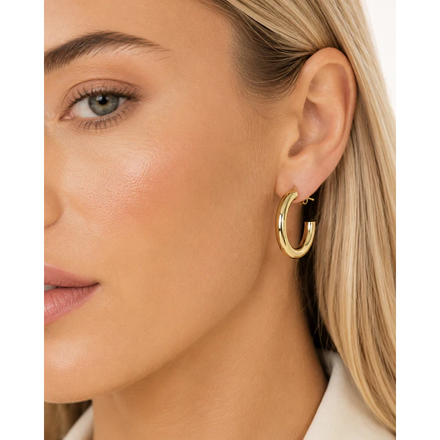 Aros Argollas Classic Gold