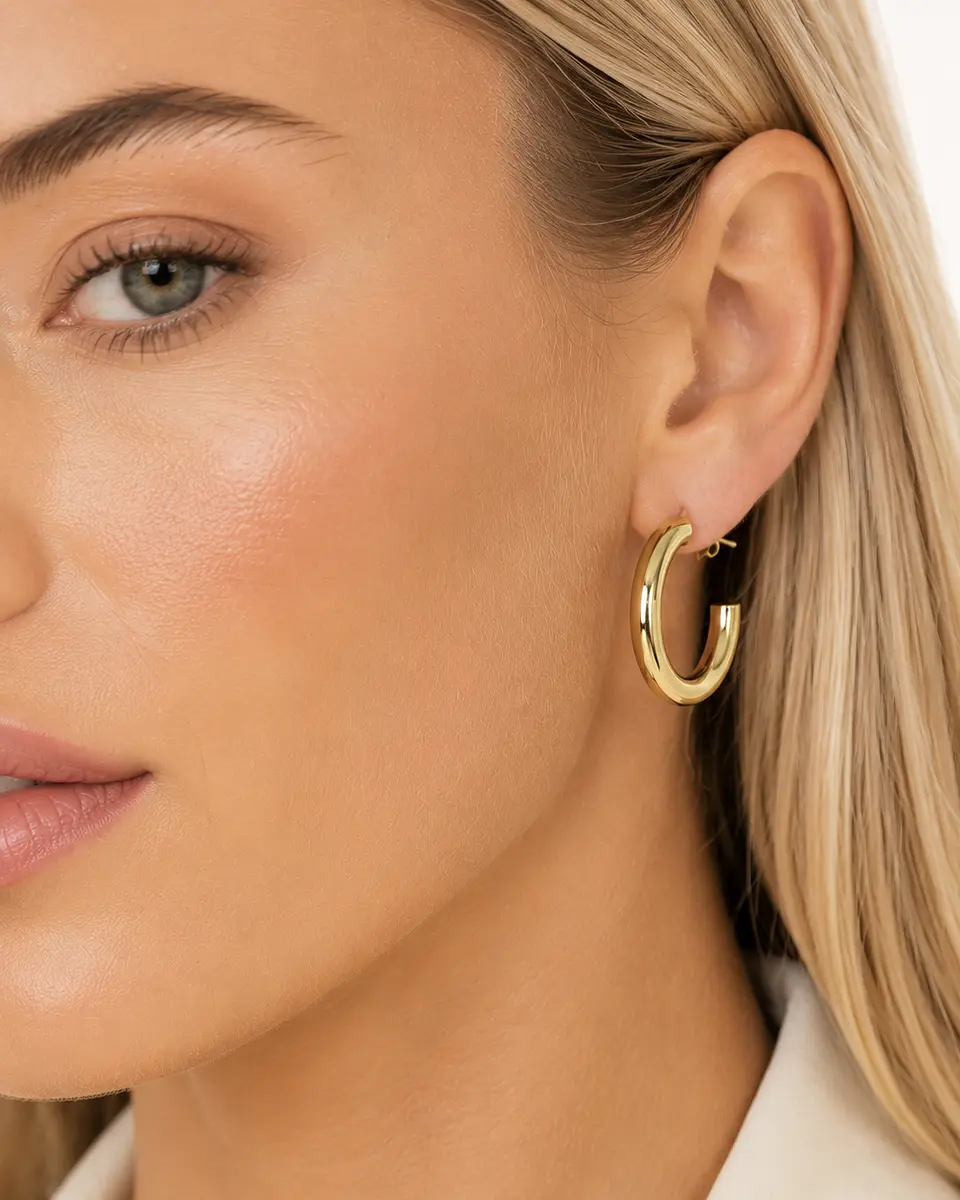 Aros Argollas Classic Gold 2