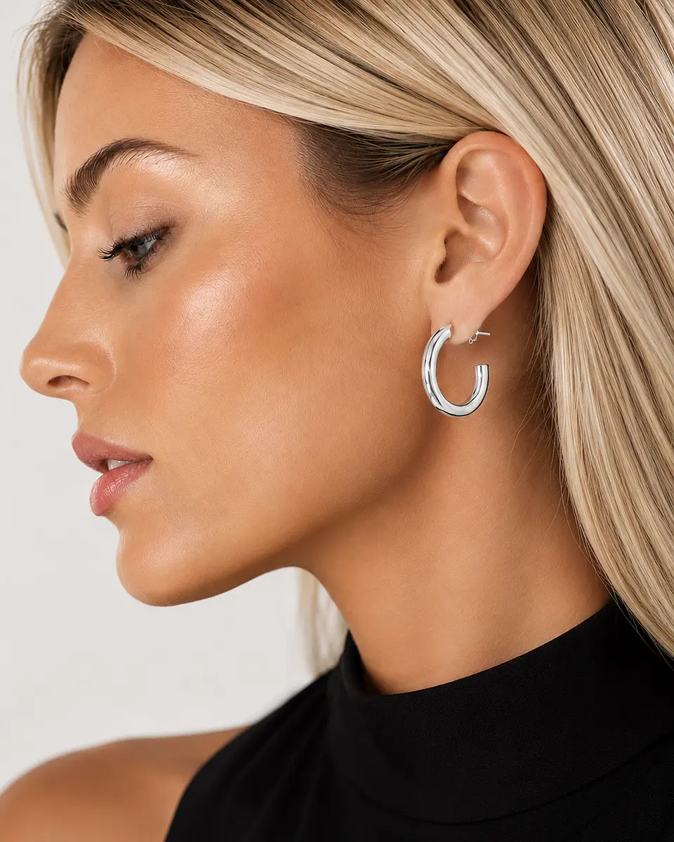 Aros Argollas Classic Silver 3