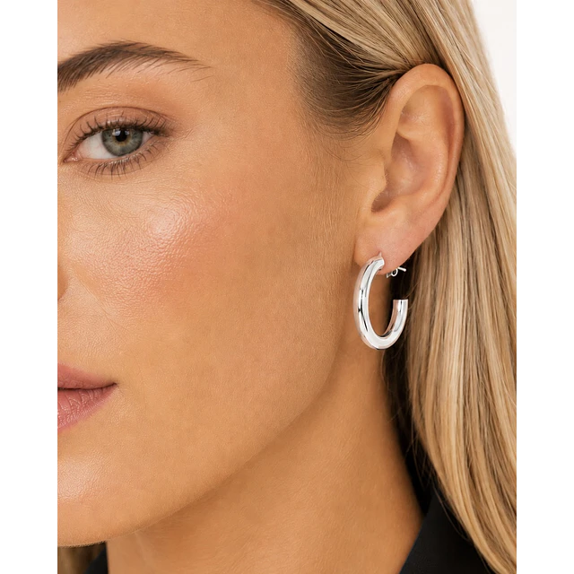 Aros Argollas Classic Silver