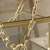 Collar Maxi Cruz Nácar Eslabones ovalados broche luxury Gold 