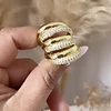 Maxi Anillo Montpellier Circones gold