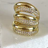 Maxi Anillo Montpellier Circones gold