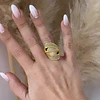 Anillo Elipse Entrelazado Circones Gold